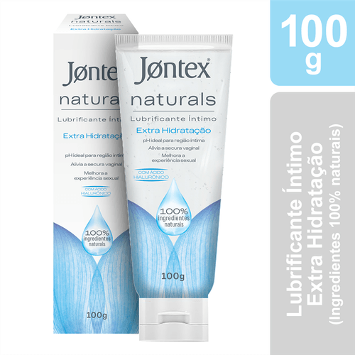 Gel Lubrificante Jontex Naturals Extra Hidratação 100ml