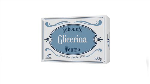 Sabonete Barra Augusto Caldas Glicerina Neutro 100g