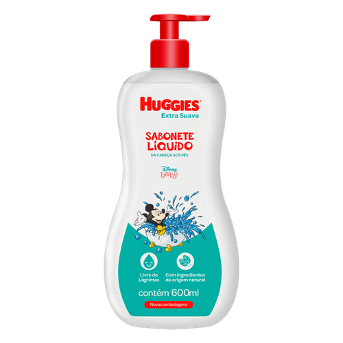 Sabonete Líquido Huggies Disney Extra Suave 600ml
