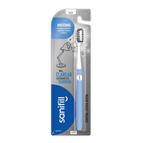 Escova Dental Sanifill Whitening com 1 Unidade