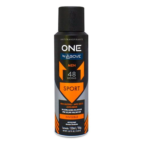 Desodorante Aerosol Above One Sport Men 150ml/86g
