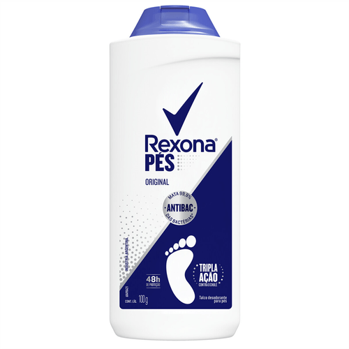 Talco Rexona Para os Pés Efficient Delicate 100g