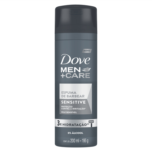 Espuma de Barbear Sensitive Dove Men Care 200ml
