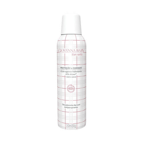 Desodorante Aerosol Giovanna Baby Blanc Vanilla 150ml