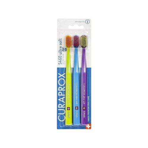 Escova Dental Curaprox Ultra Soft com 3 Unidades 5460T