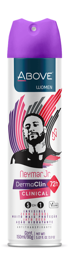 Desodorante Above Dermaclin Neymar JR Women 72h 90g