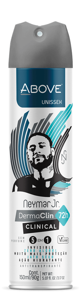 Desodorante Above Dermaclin Neymar JR Sem Perfume 72h 90g