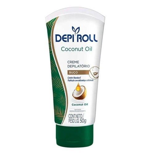 Creme Depilatório Depi Roll Buço Coconut Oil 50g