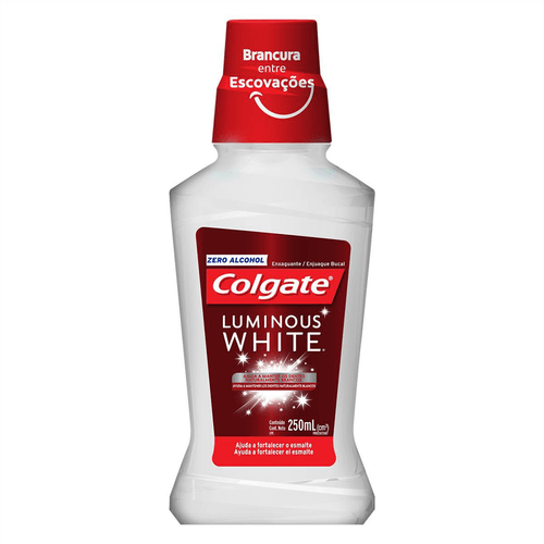 Enxaguante Bucal Colgate Luminous White 250ml