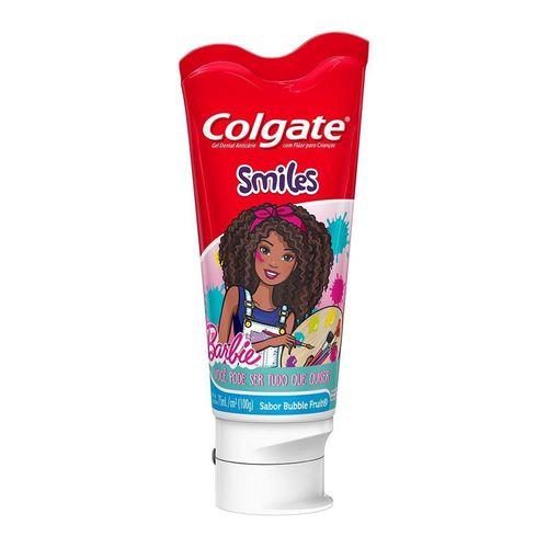 Gel Dental Infantil Colgate Smiles Barbie 6+ Anos 100g