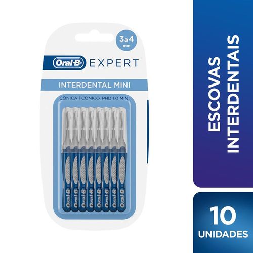 Escovas Interdentais Oral-B Expert Interdental Mini com 10 unidades