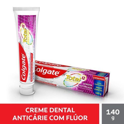 Creme Dental Colgate Total 12 Gengiva Saudável 140g