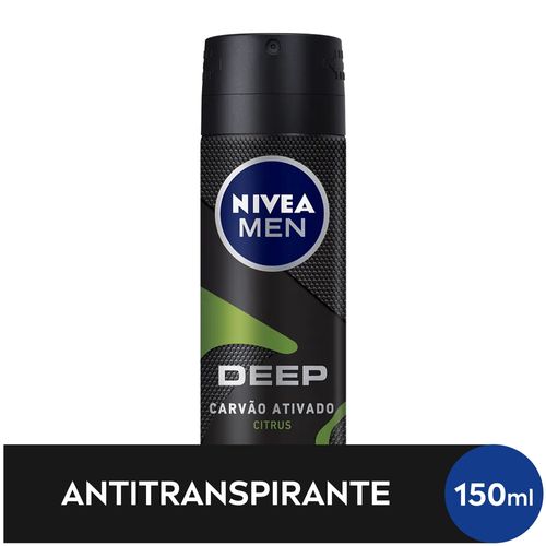 Desodorante Aerosol Nivea Men Deep Citrus 150ml