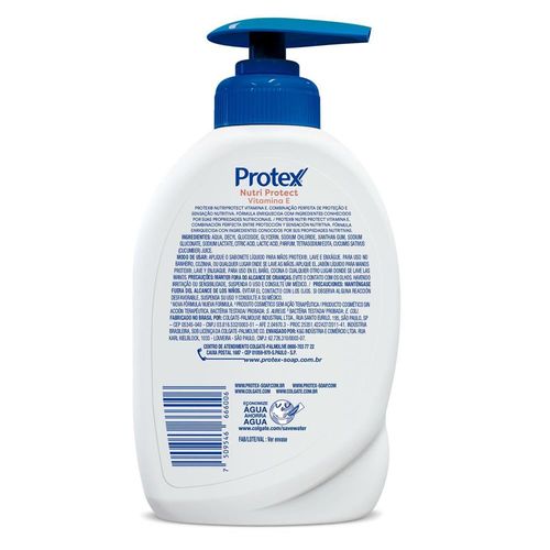 Sabonete Líquido Protex Pump Vitamina E 220ml