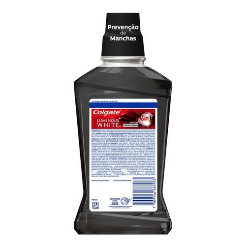 Enxaguante Bucal Colgate Luminous White Carvão 500ml