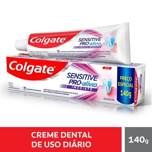 Creme Dental Cogalte Sensitive Pró Alivio Imediato Gengiva 140g