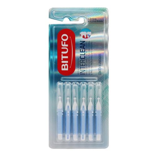 Escova Interdental Cônica Bitufo com 6 unidades