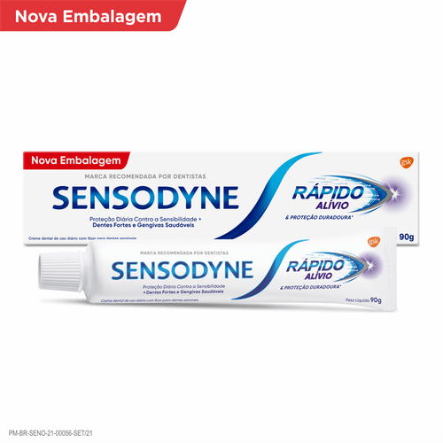 Creme Dental Sensodyne Rápido Alívio 90g