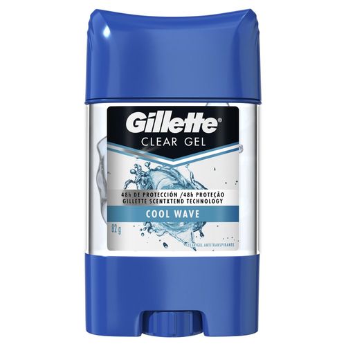 Desodorante Cleargel Gillette Cool Wave 82g