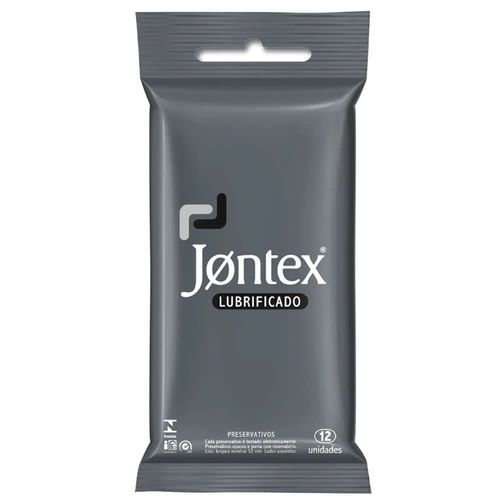 Preservativo Jontex Lubrificado com 12 Unidades