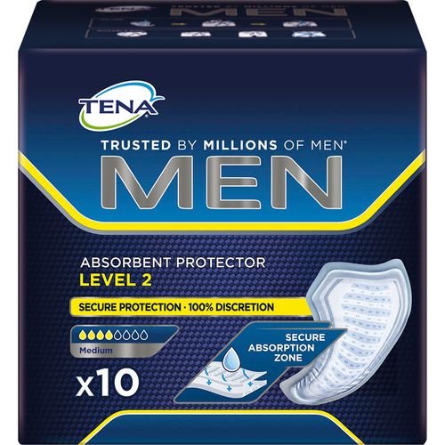 Protetor Tena Men Level 2 com 10 Unidades