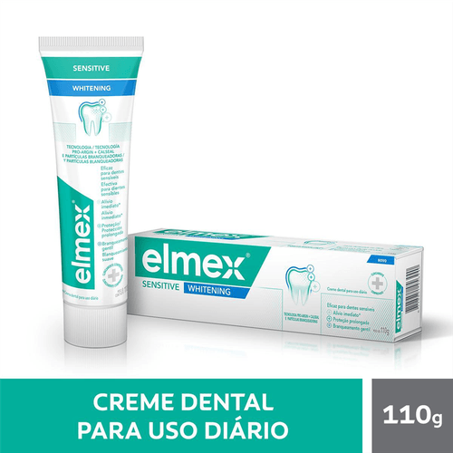Creme Dental Elmex Sensitive Whitening 110g