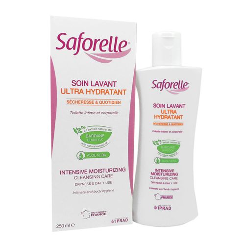 Sabonete Líquido Íntimo Saforelle Soin Lavant Ultra Hidratant 250ml
