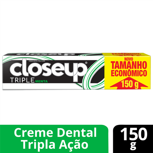Creme Dental Close UP Tripla Ação 150g