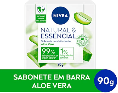 Sabonete em Barra Nivea Natural Essencial Aloe Vera 90g