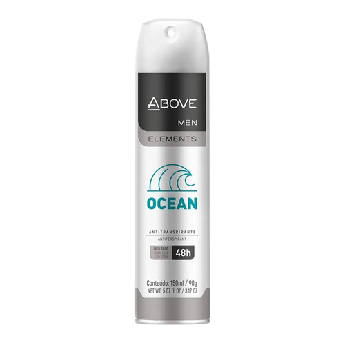 Desodorante Aerosol Above Men 48h Elements Ocean 150ml