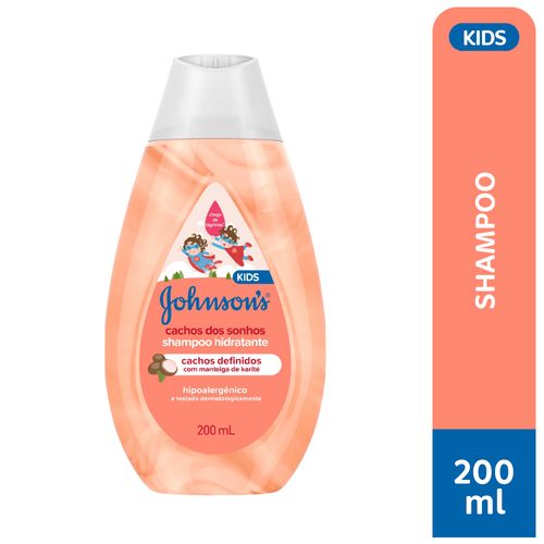 Shampo Johnson's Kids Cachos dos Sonhos 200ml