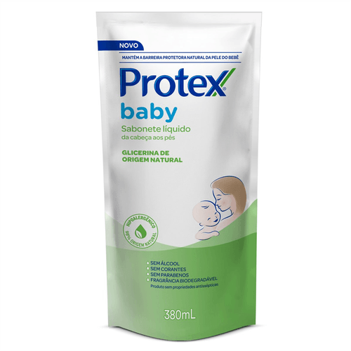 Sabonete Líquido Refil Protex Baby Glicerinado 380ml