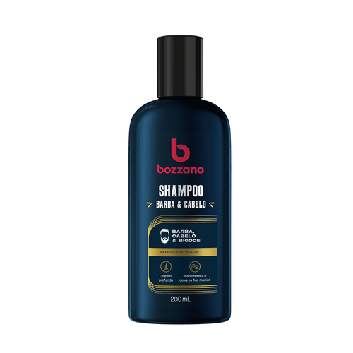 Shampoo Barba & Cabelo Bozzano 200ml