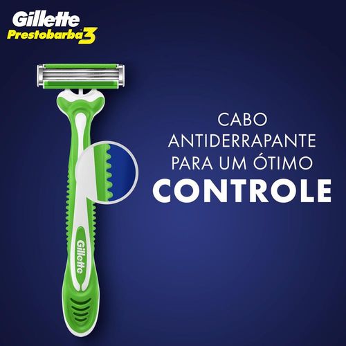 Aparelho de Barbear Gillette Presto3 Fmen sensitive Leve 4 Pague 3
