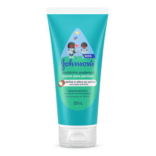 Creme para Pentear Johnsos Kids Blackinho Poderoso 200ml