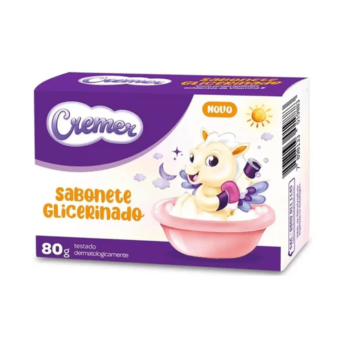 Sabonete Infantil Cremer Glicerinado 80g