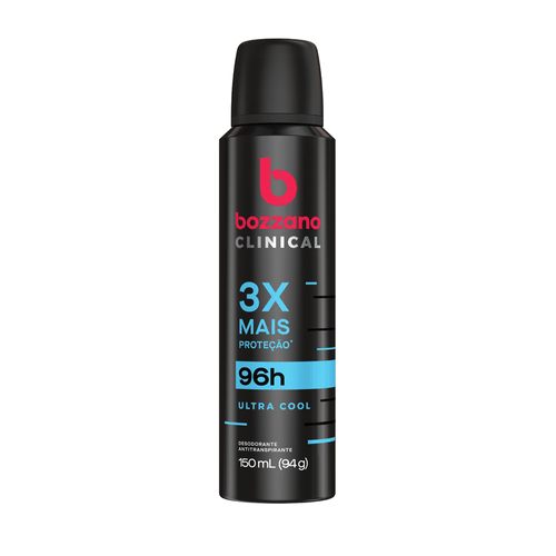 Desodorante Aerosol Bozzano Clinical Ultra Cool 150ml/94g