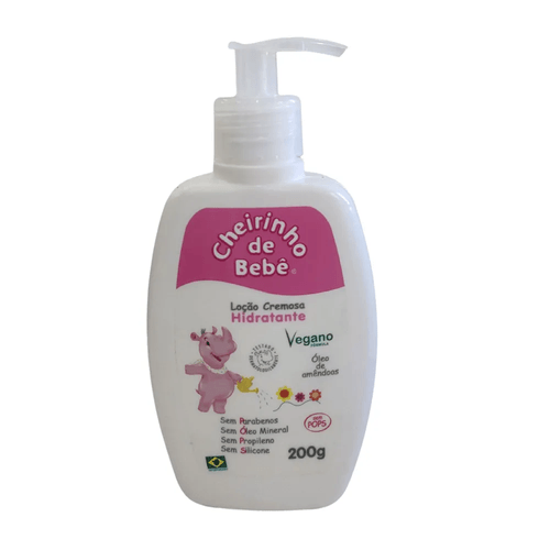 Loção Hidratante Cheirinho de Bebê Rosa 200g