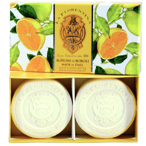 Kit Sabonete em Barra La Florentina Boboli Citrus com 2 Unidades 115g