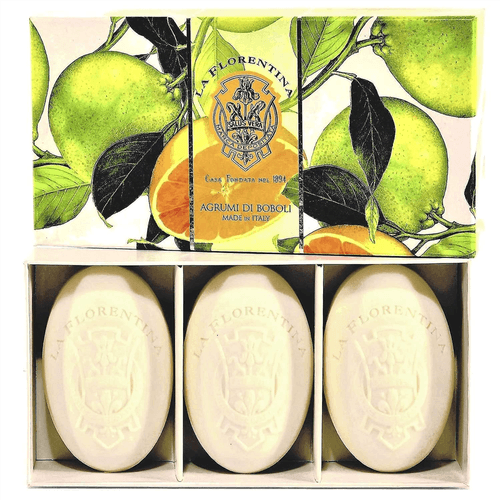 Kit Sabonete em Barra La Florentina Boboli Citrus com 3 Unidades 150g