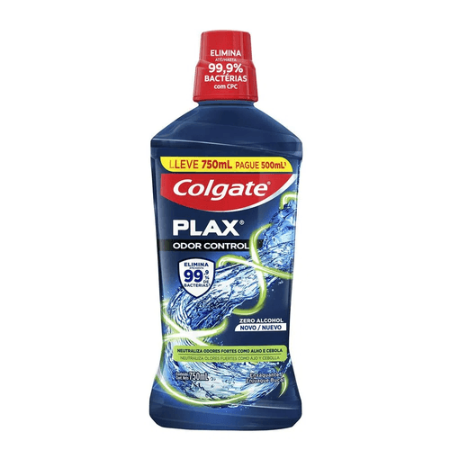 Enxaguante Bucal Colgate Plax Odor Control 750ml Leve Mais Pague Menos