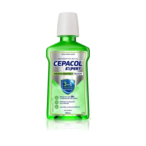 Enxaguante Bucal Cepacol Solução Fluor 250ml