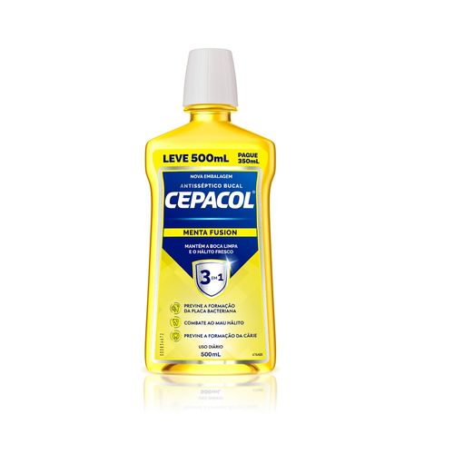 Enxaguante Bucal Cepacol Plus Tradicional Leve 500 Pague 350ml