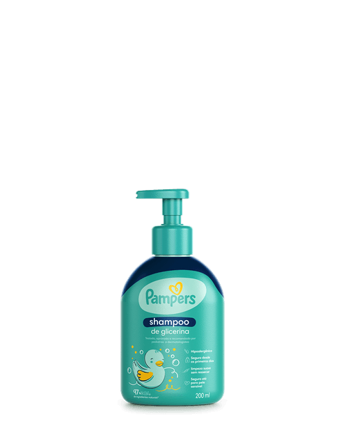 Shampoo de Glicerina Pampers 200ml