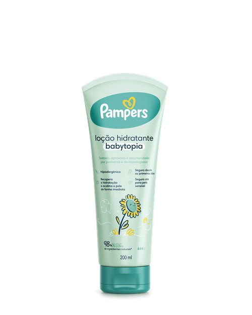 Loção Hidratante Babytopia Girassol Pampers 200ml