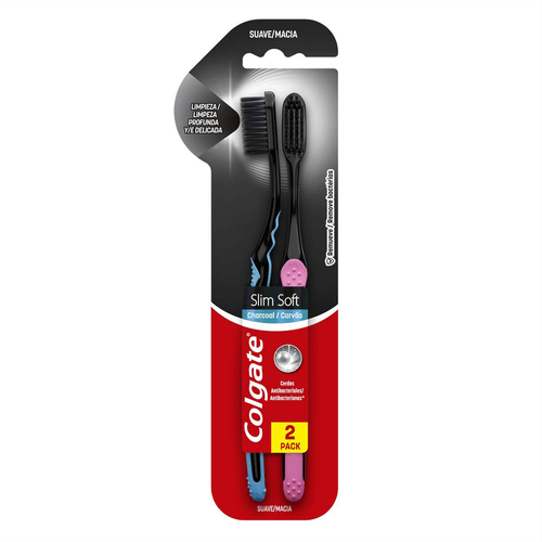 Escova Dental Slim Soft Black Leve 2 pague 1