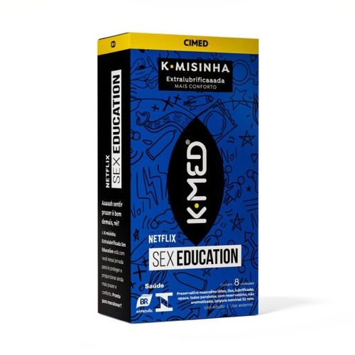 Preservativo K-misinha Sex Education K-med Com 8 Unidades