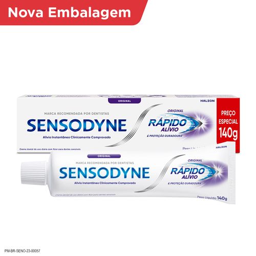 Creme Dental Sensodyne Rapido Alivio 140g
