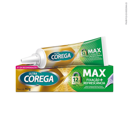 Creme Fixador de Dentaduras Corega Max Menta 40g