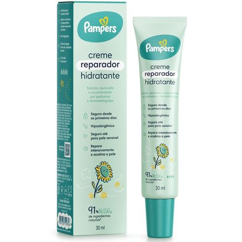Creme Reparador Hidratante Corporal Pampers 30ml